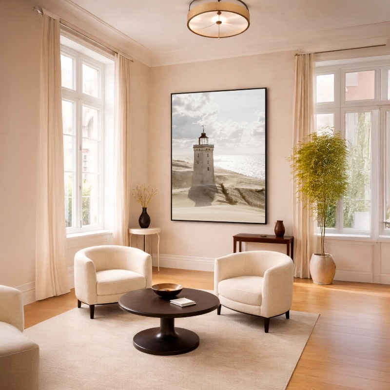 Quadro Canvas Farol Praia