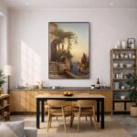 Quadro Canvas Hermann Corrodi Antigo Bege
