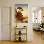 Quadro Canvas Hermann Corrodi Sol Antigo