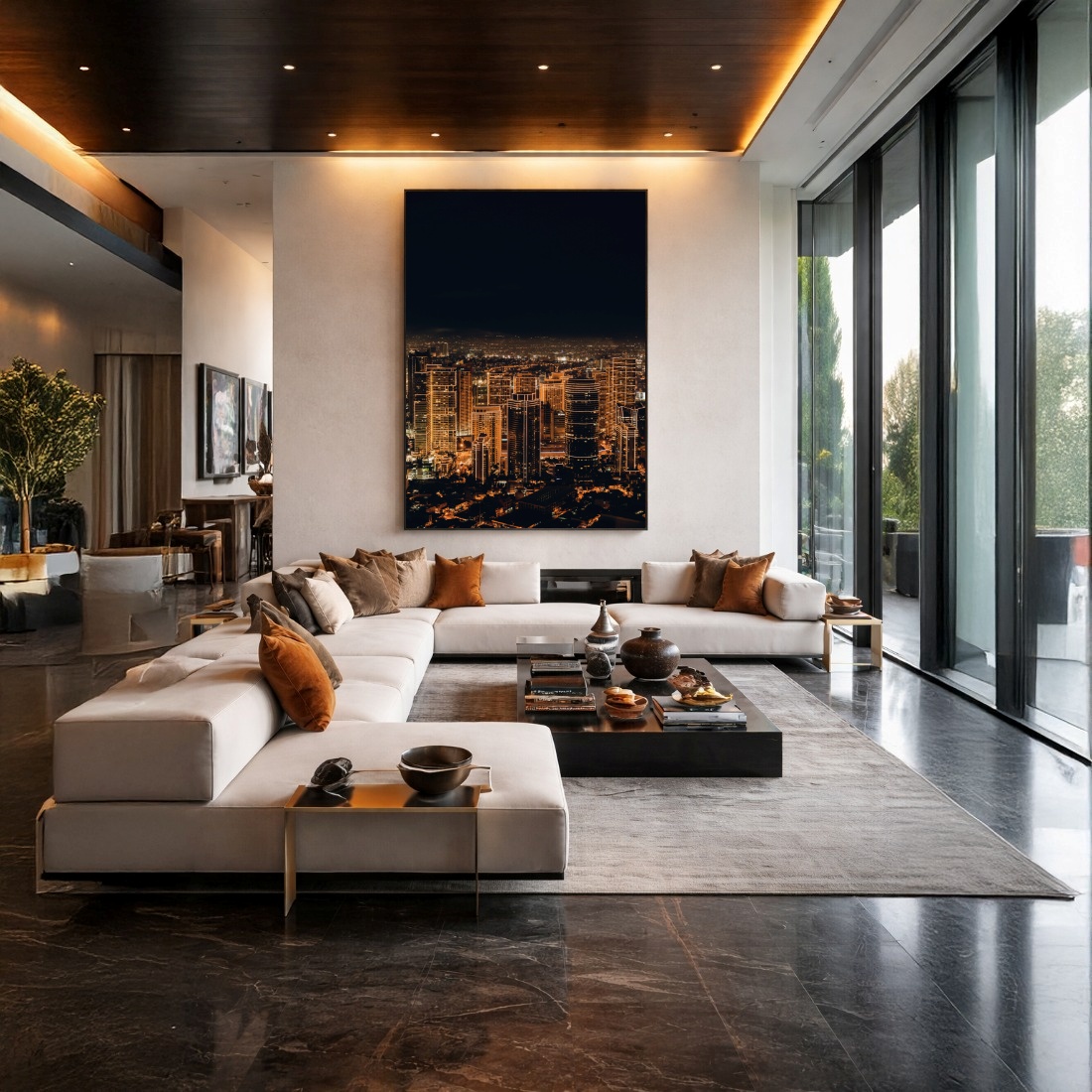 Quadro Canvas New York Luzes