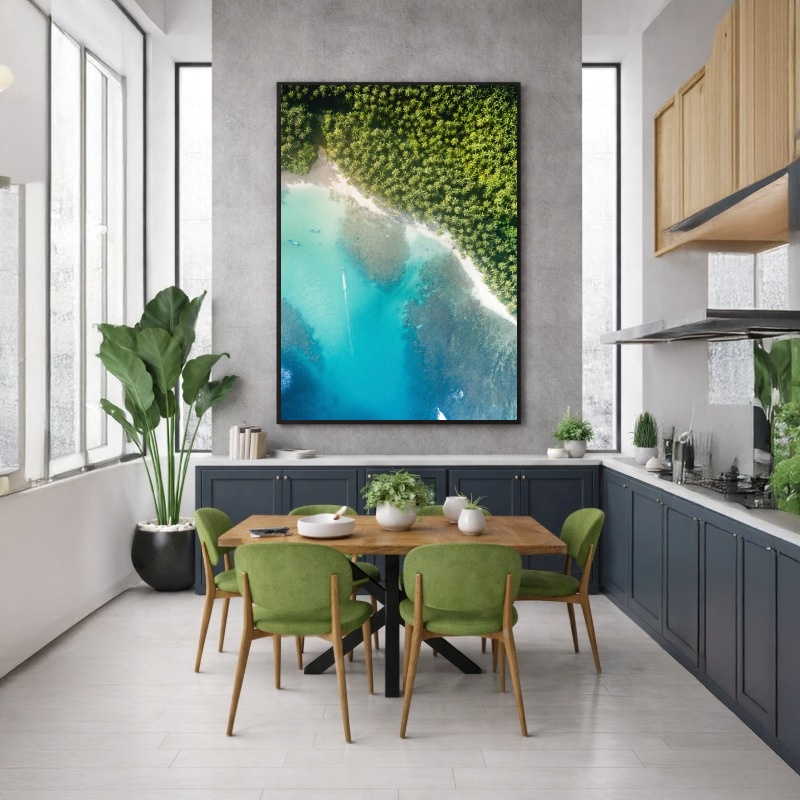 Quadro Canvas Oceano e Ilha