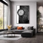 Quadro Canvas Relógio New York