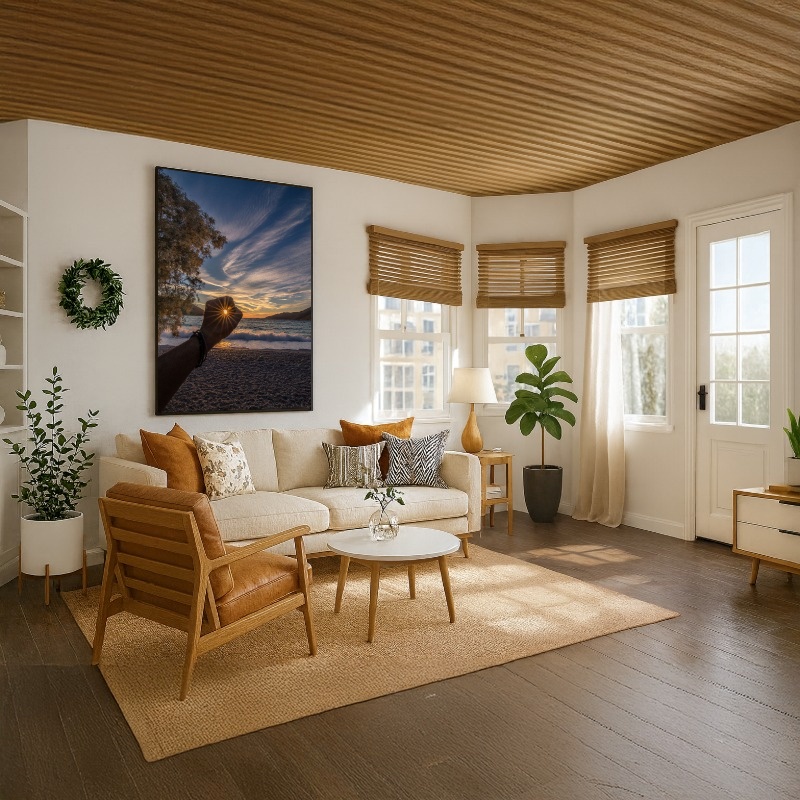 Quadro Canvas Sol Mãos