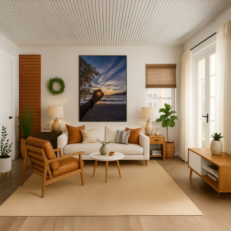 Quadro Canvas Sol Mãos