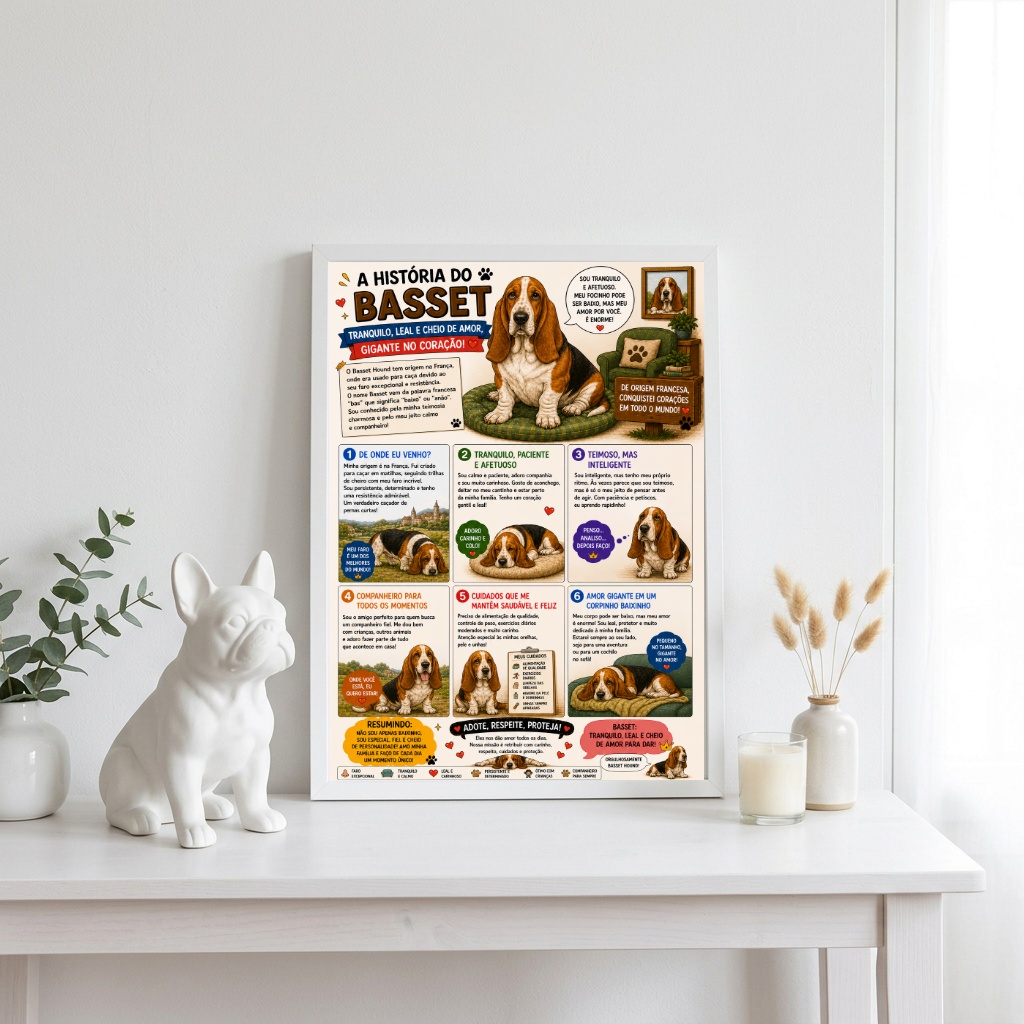 Quadro História Basset