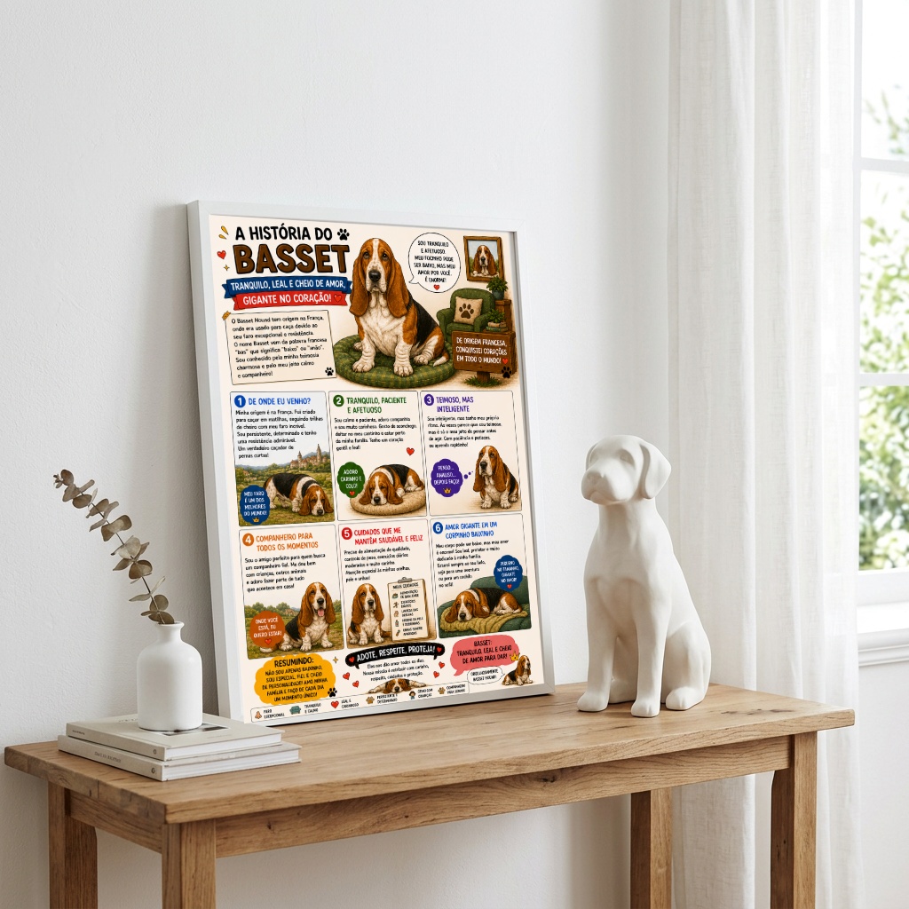 Quadro História Basset