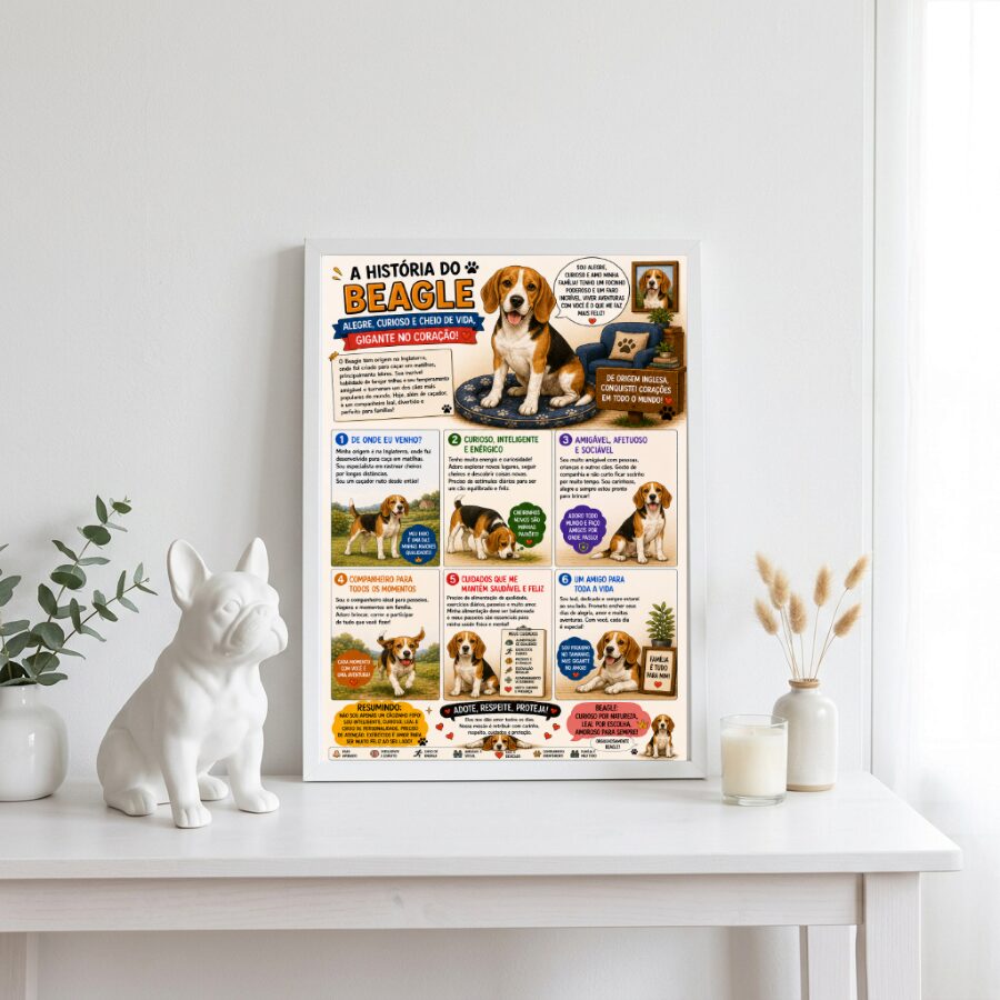 Quadro História Beagle