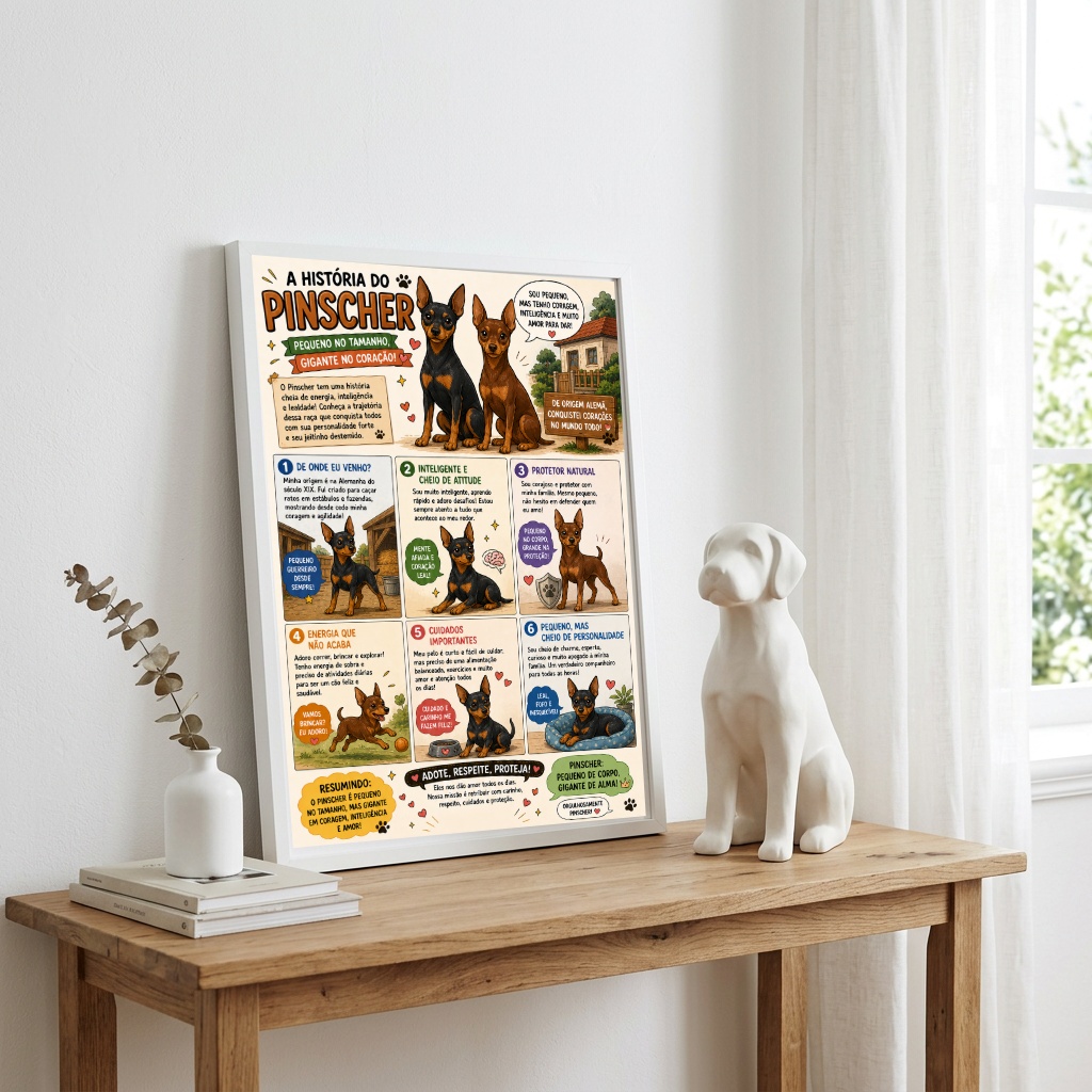 Quadro História Pinscher