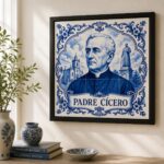 Quadro Padre Cícero - 33x33 Cm