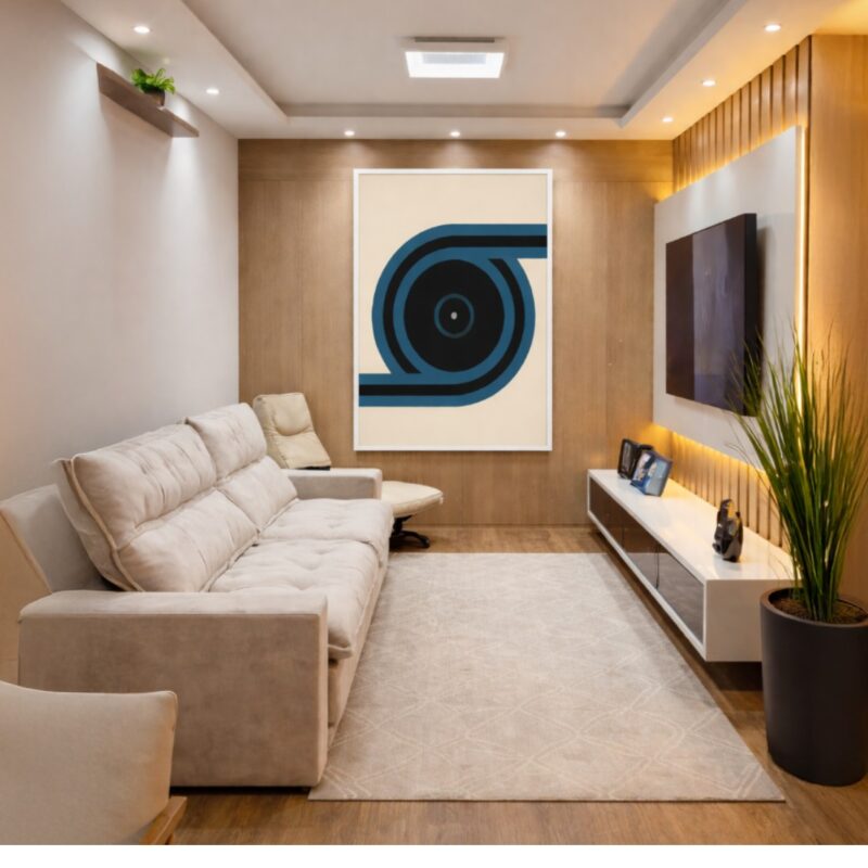 Quadro Canvas Bauhaus Roll