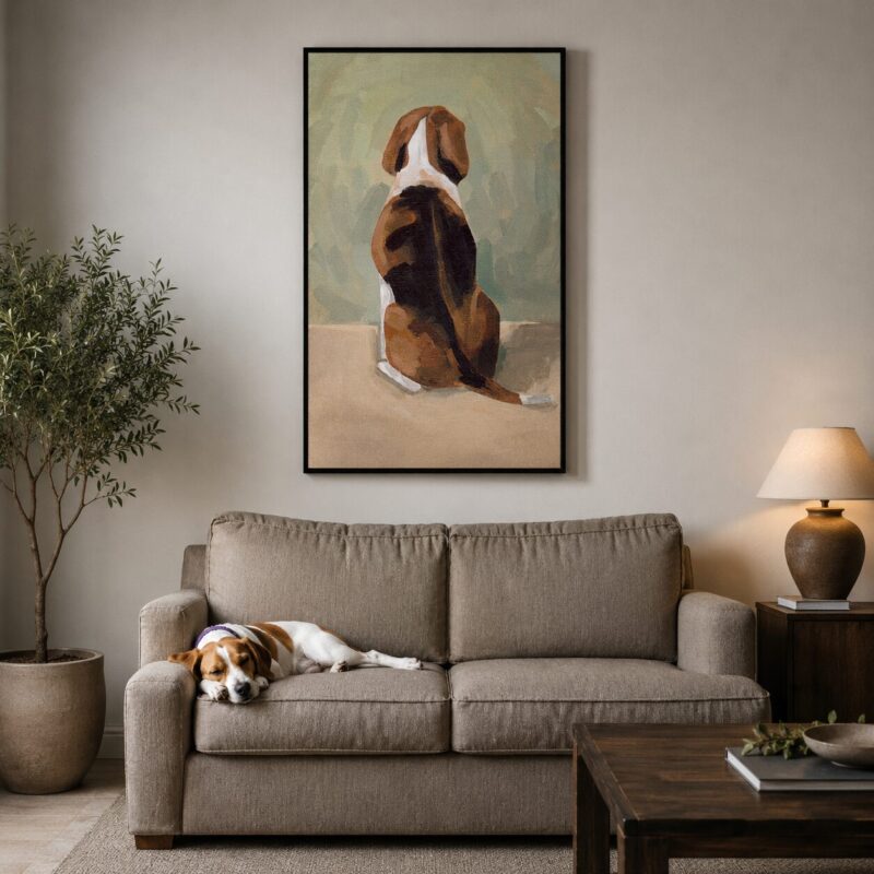 Quadro Canvas Beagle Print