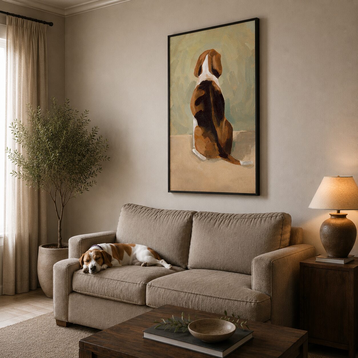 Quadro Canvas Beagle Print