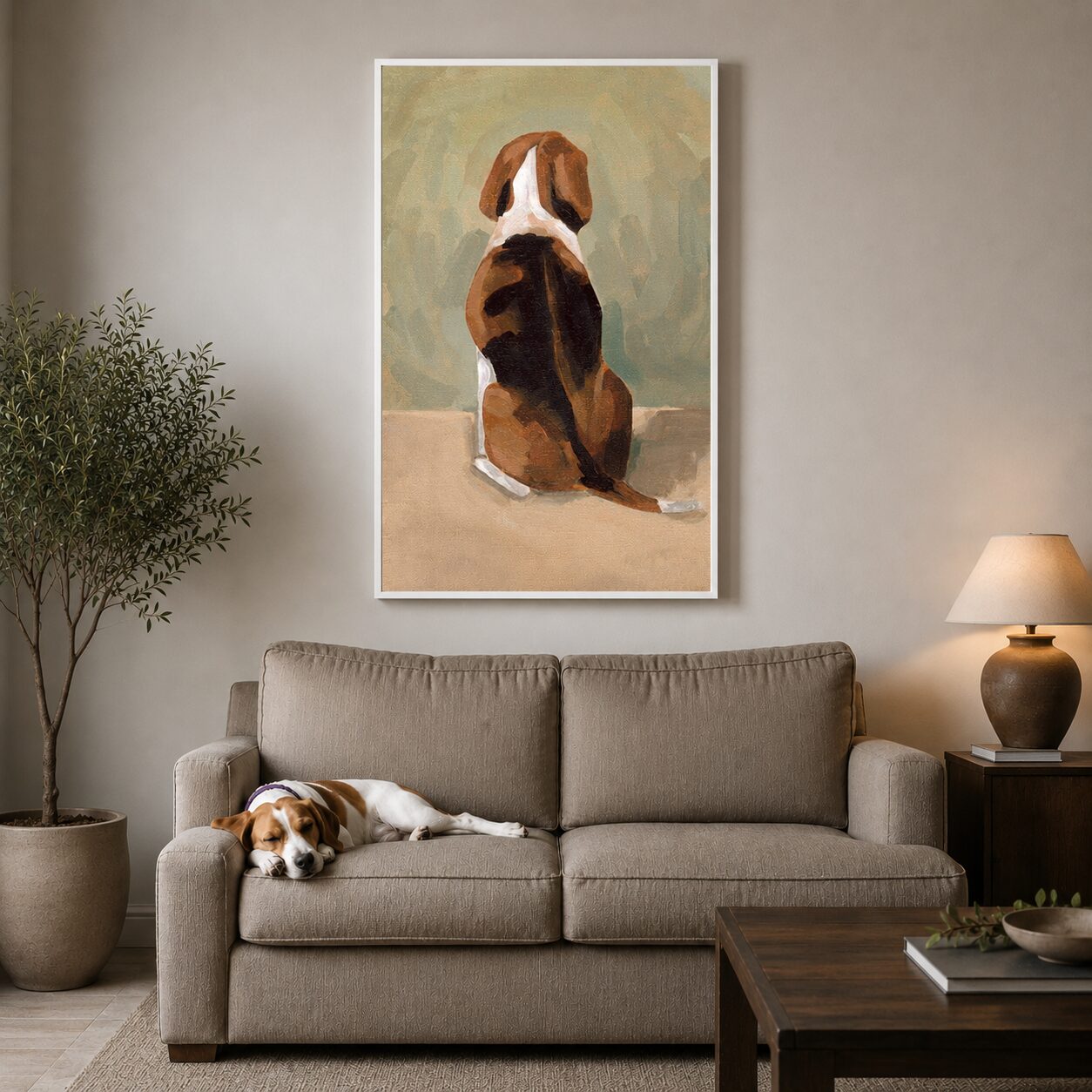 Quadro Canvas Beagle Print