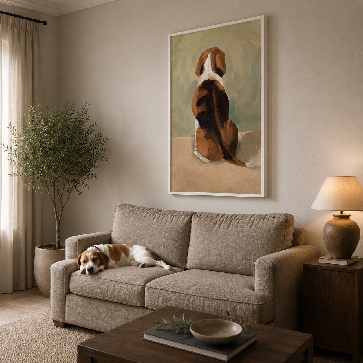 Quadro Canvas Beagle Print