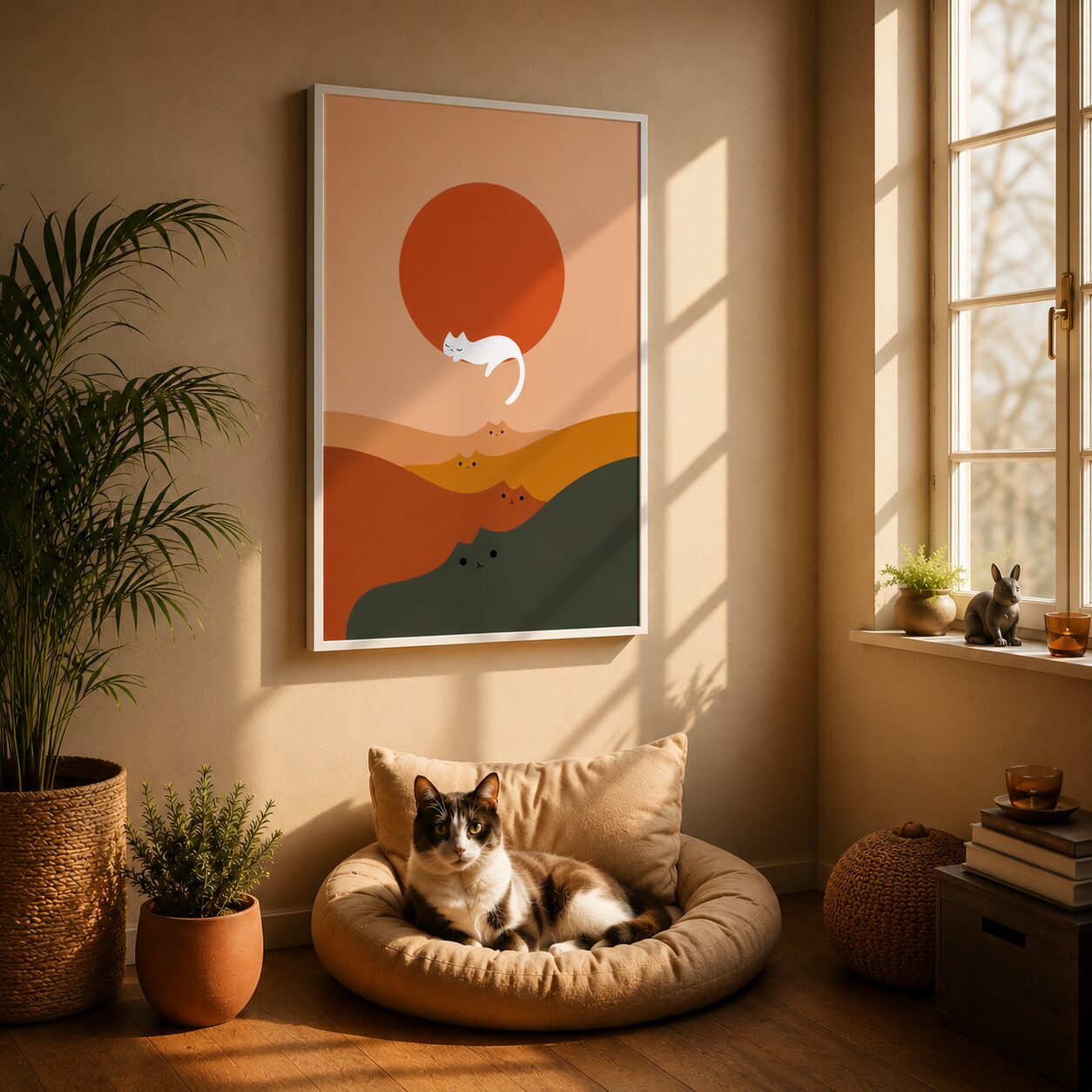 Quadro Canvas Cats Everywhere