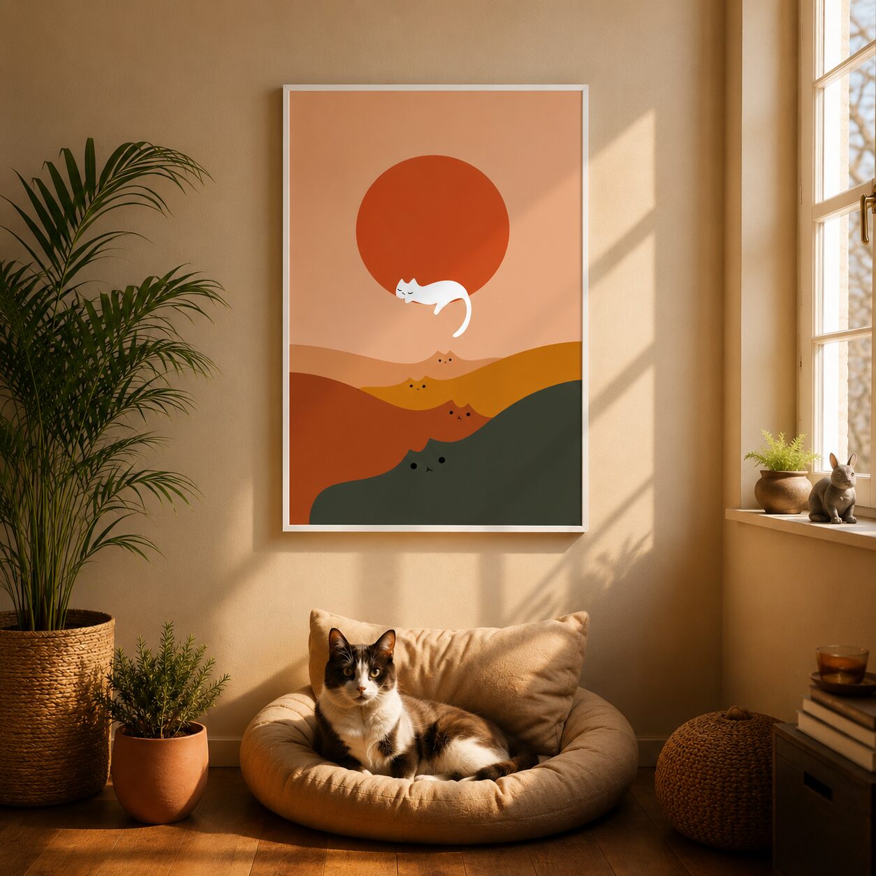 Quadro Canvas Cats Everywhere