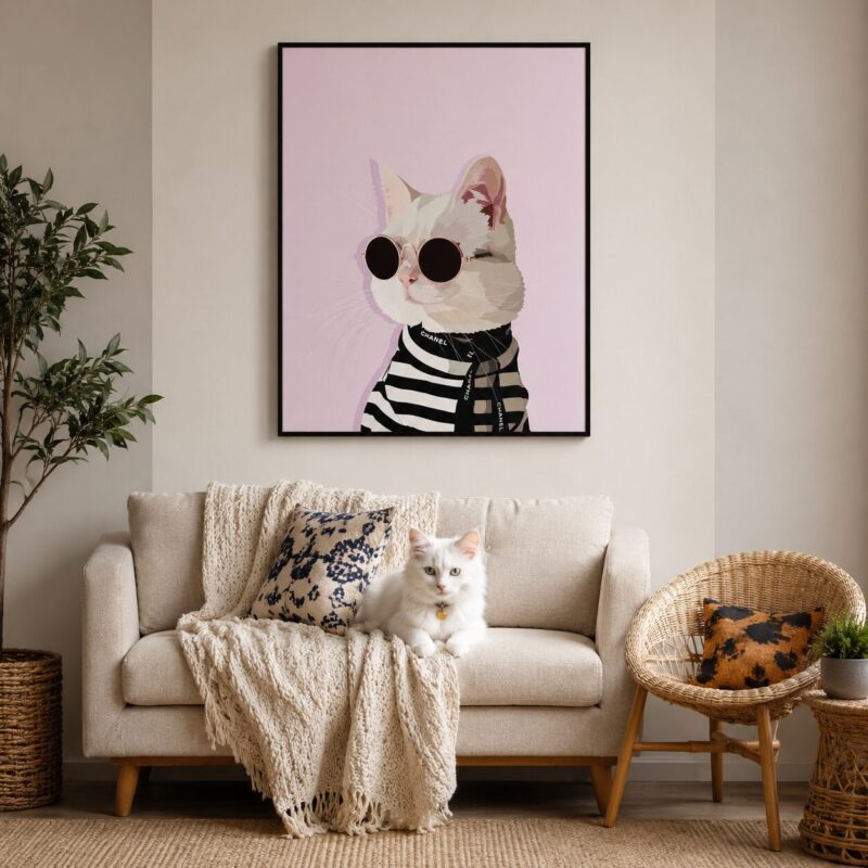 Quadro Canvas Cool Cat