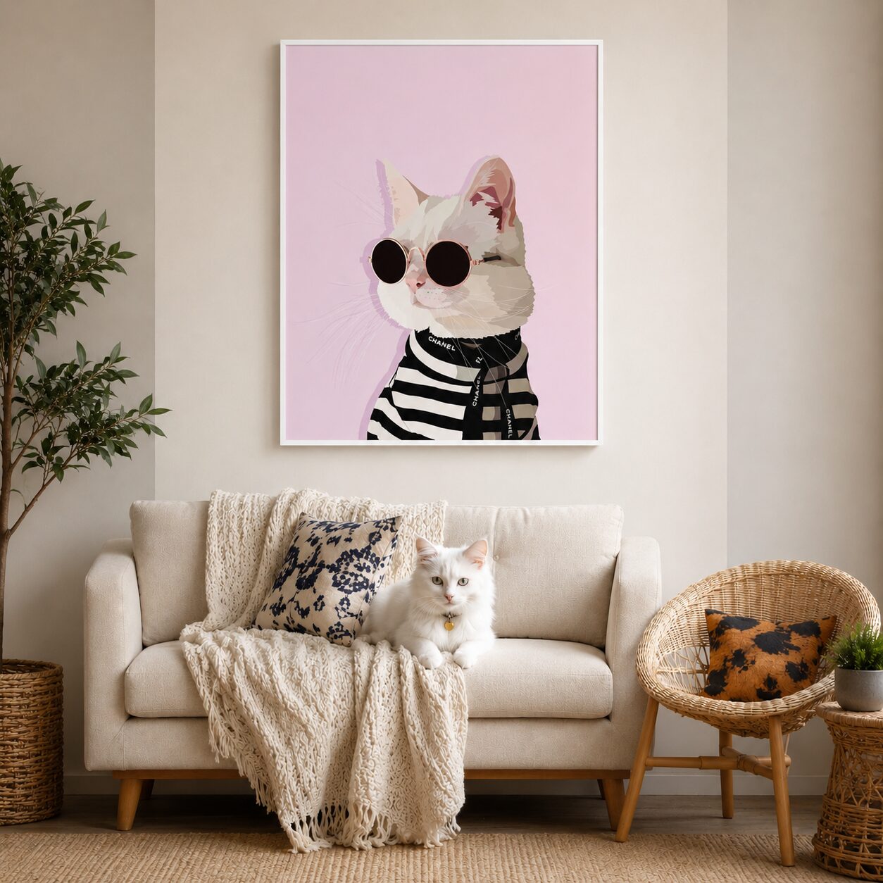 Quadro Canvas Cool Cat