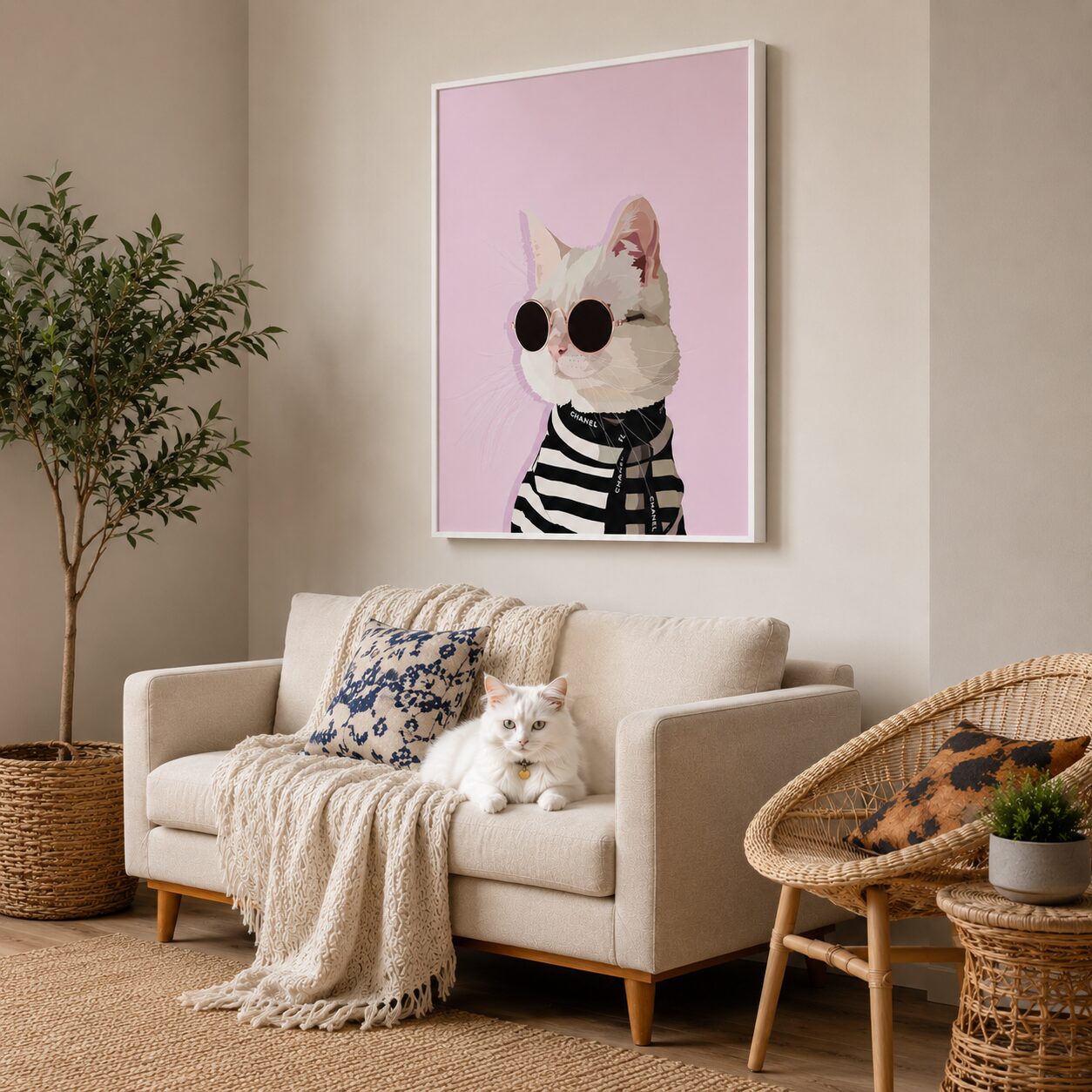 Quadro Canvas Cool Cat