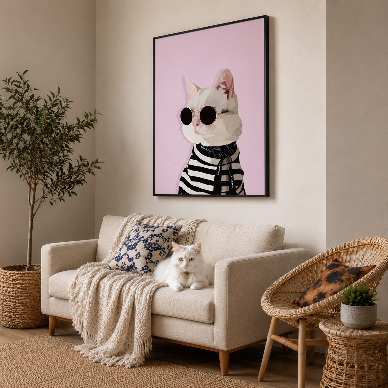 Quadro Canvas Cool Cat