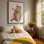 Quadro Canvas Garden Cat
