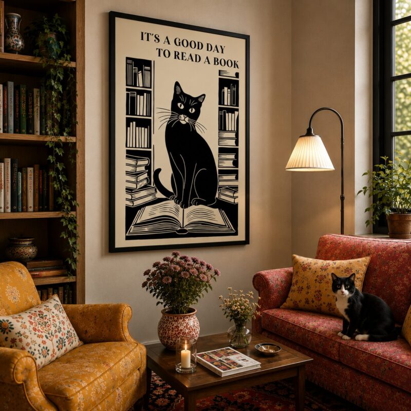 Quadro Canvas It's A Good Day To Read A Book