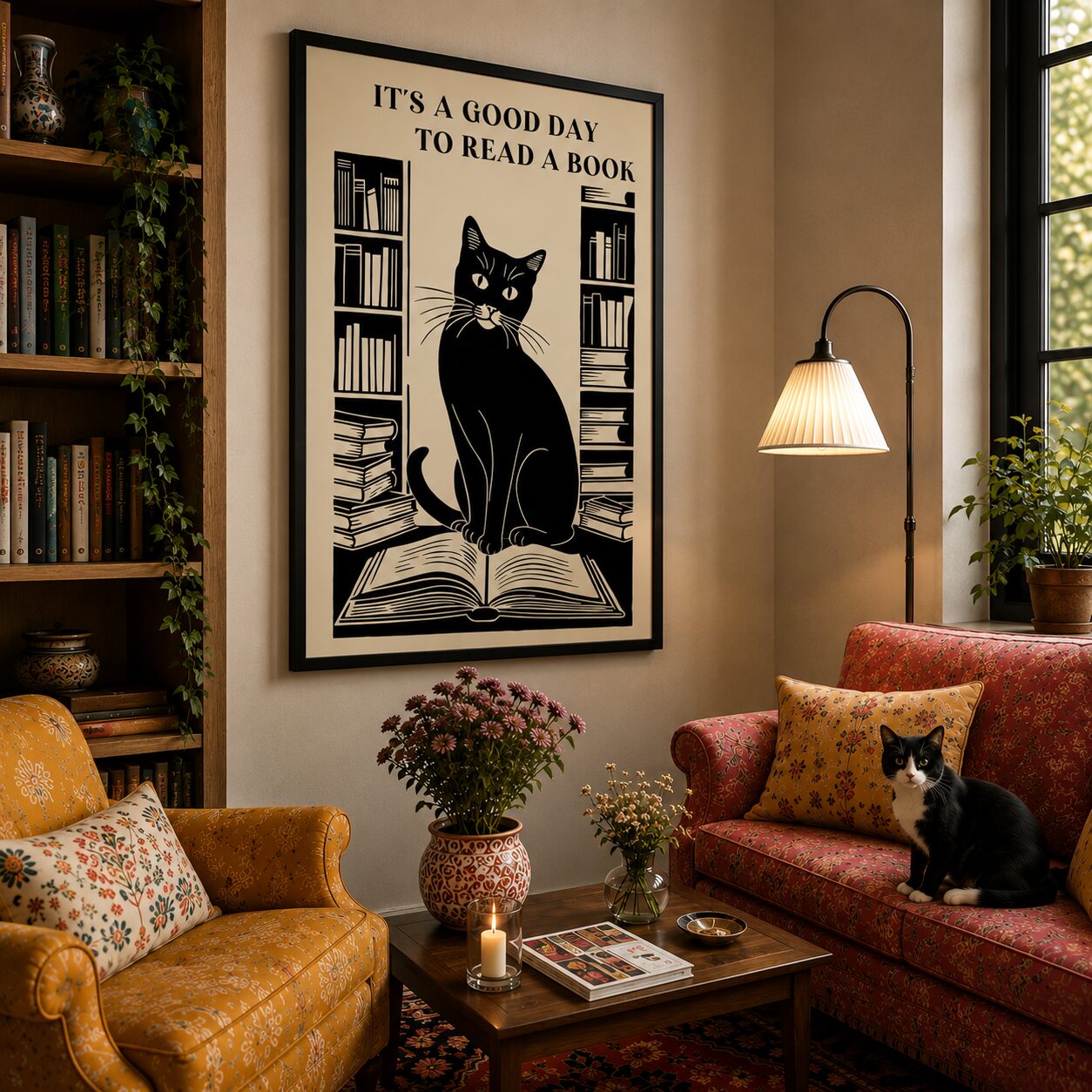 Quadro Canvas It's A Good Day To Read A Book