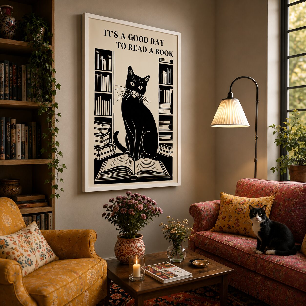 Quadro Canvas It's A Good Day To Read A Book