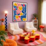 Quadro Canvas Matisse Yellow Cats