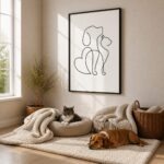 Quadro Canvas Minimalismo Animal