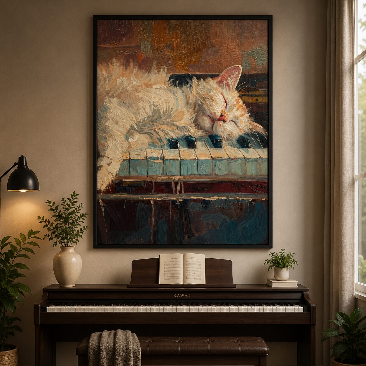 Quadro Canvas Sleepy Cat