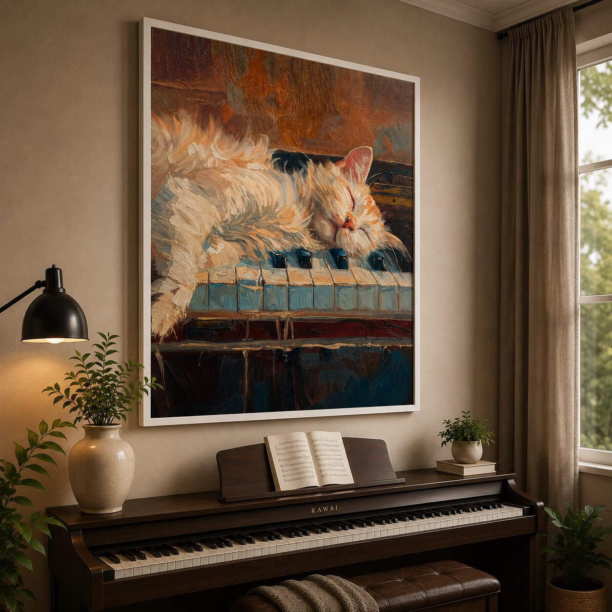 Quadro Canvas Sleepy Cat
