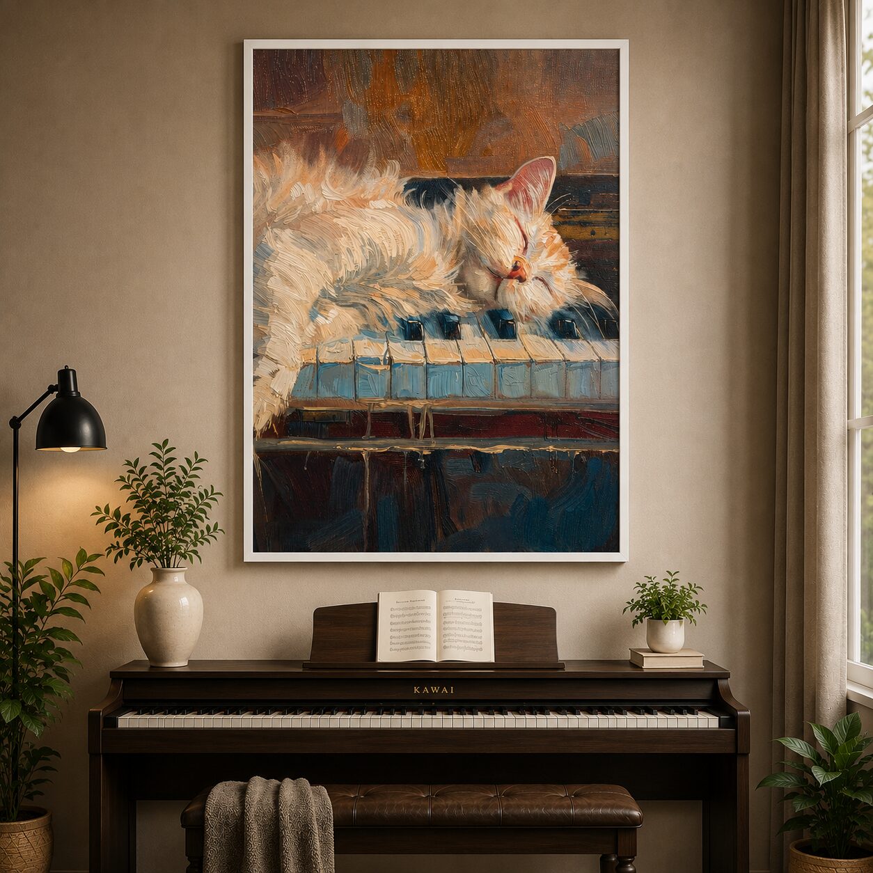 Quadro Canvas Sleepy Cat