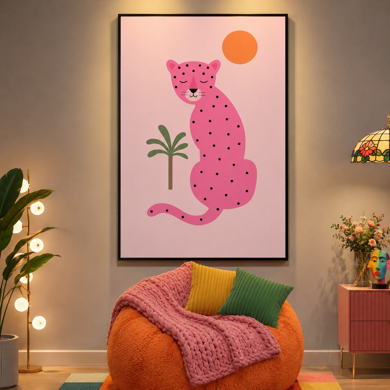 Quadro Canvas Wild Pink