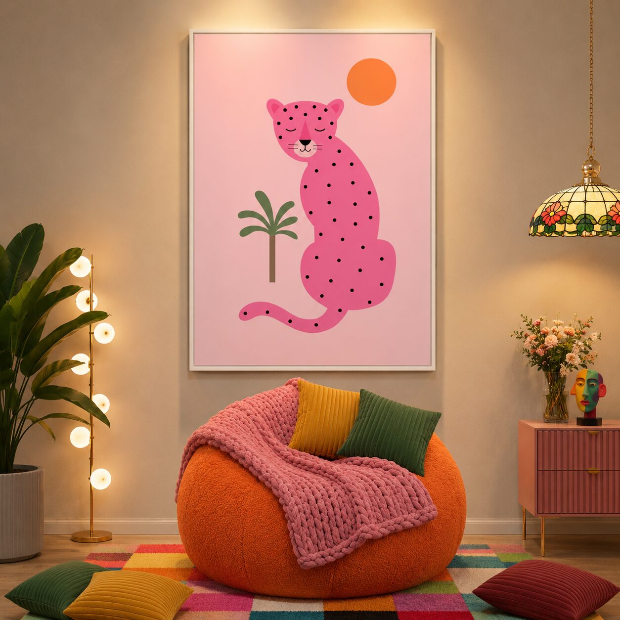 Quadro Canvas Wild Pink