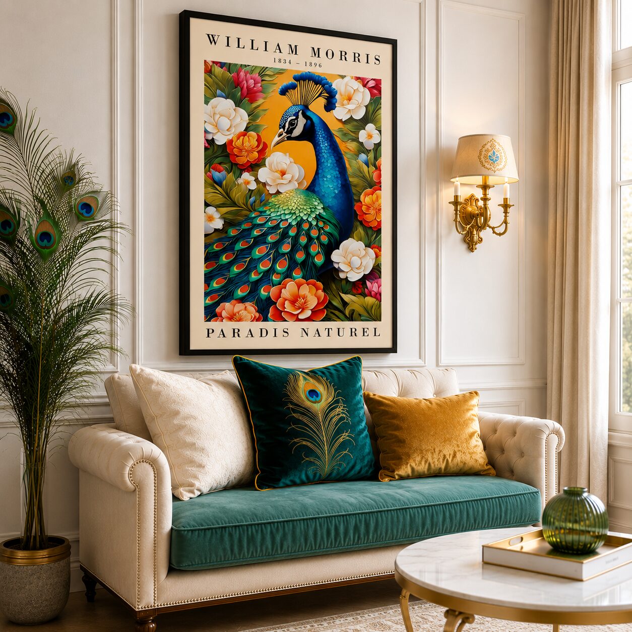Quadro Canvas William Morris Paradis Naturel