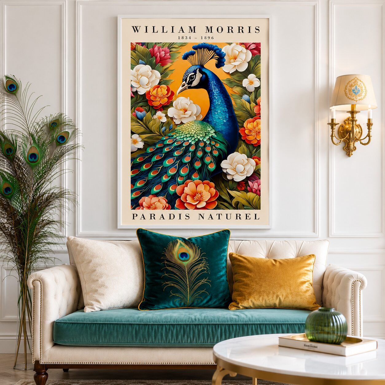 Quadro Canvas William Morris Paradis Naturel