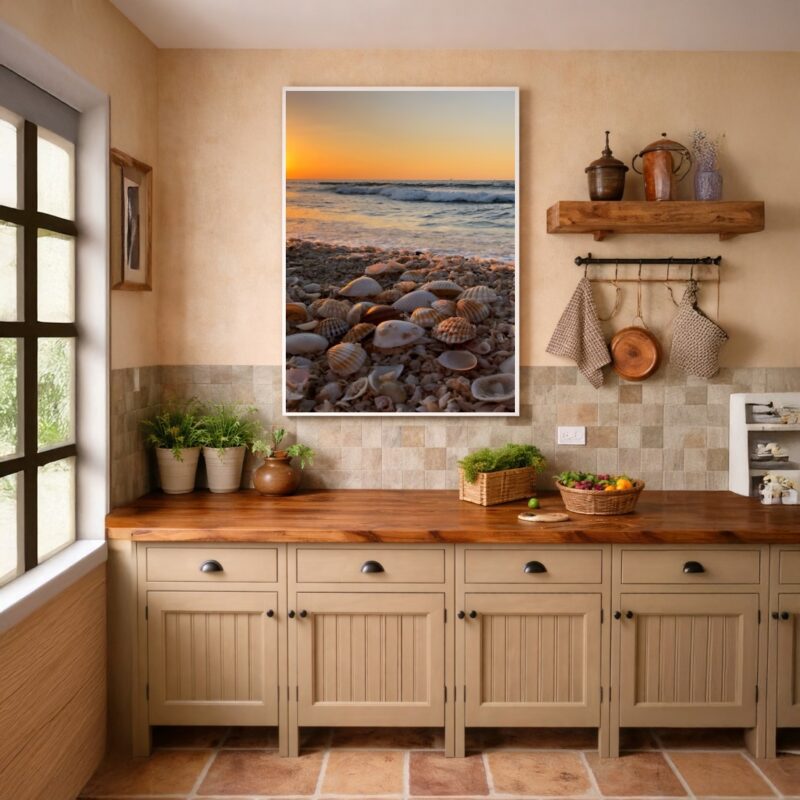 Quadro Canvas Areia de Conchas