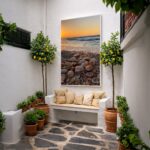 Quadro Canvas Areia de Conchas Sol