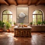 Quadro Canvas Bege Concha na Areia