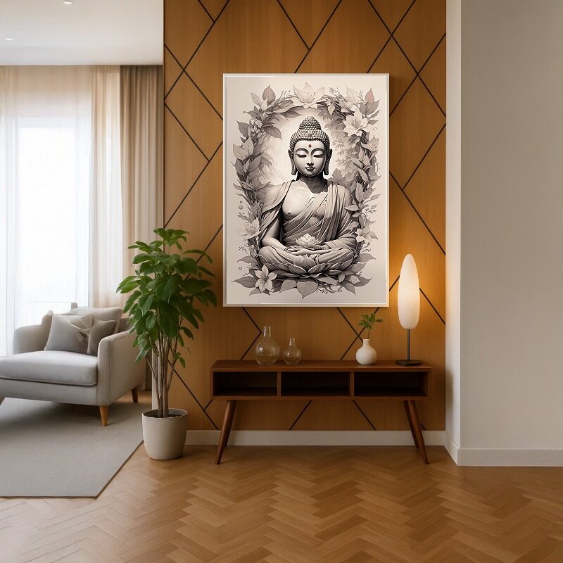 Quadro Canvas Buda Meditação