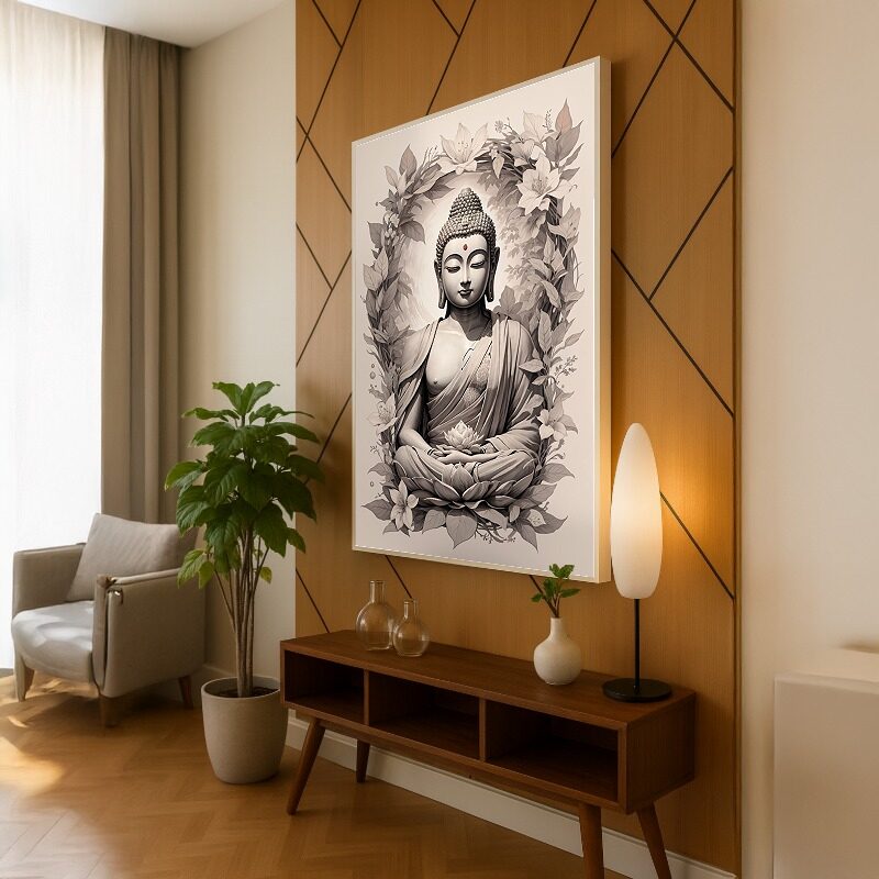 Quadro Canvas Buda Meditação