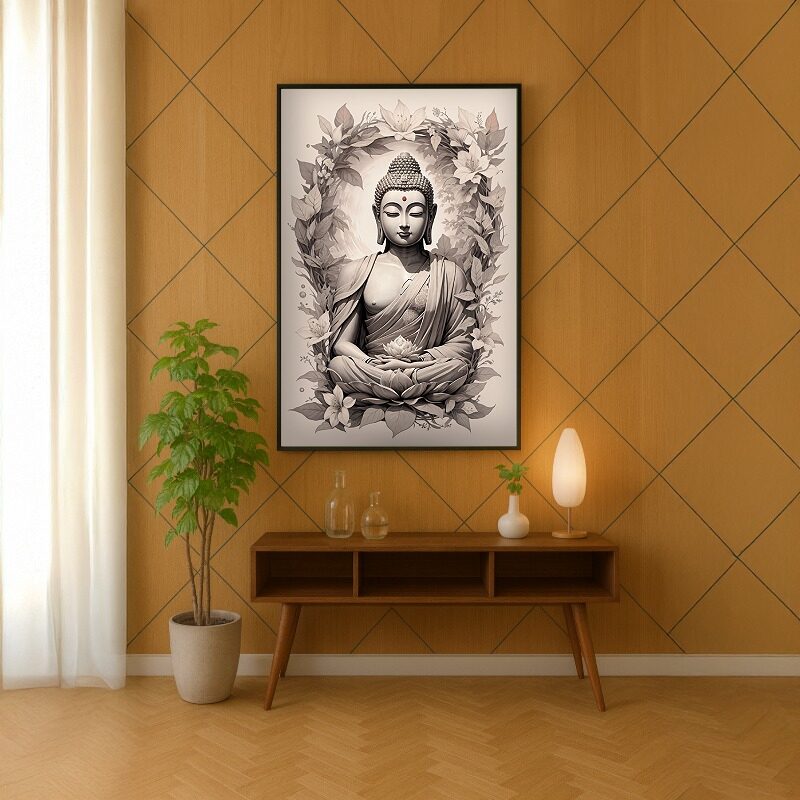Quadro Canvas Buda Meditação