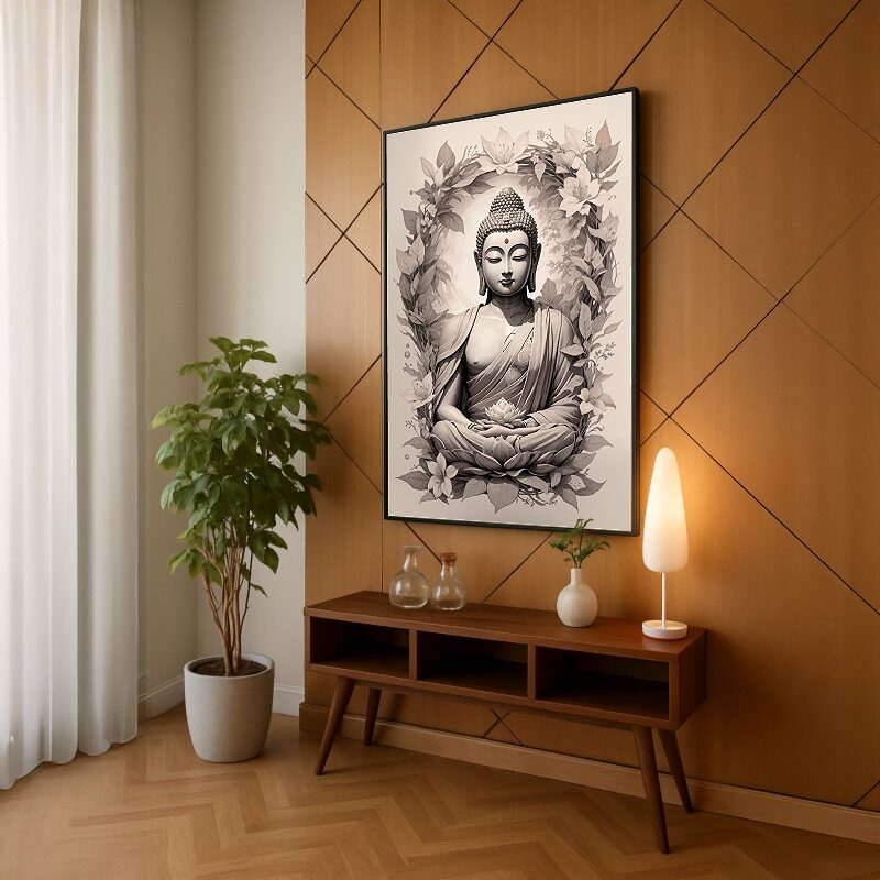 Quadro Canvas Buda Meditação