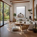 Quadro Canvas Canoa Mar