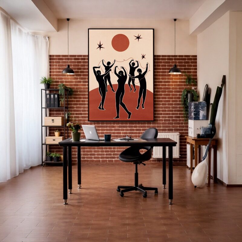 Quadro Canvas Celebração Noite