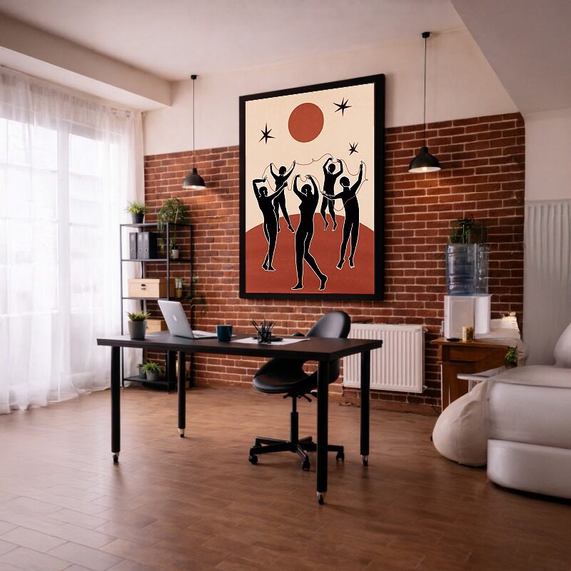 Quadro Canvas Celebração Noite