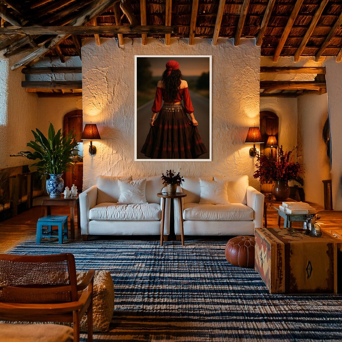 Quadro Canvas Cigana Costas