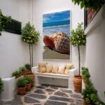 Quadro Canvas Concha Bege Mar Praia