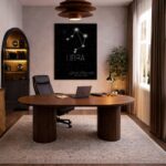 Quadro Canvas Constelação Libra